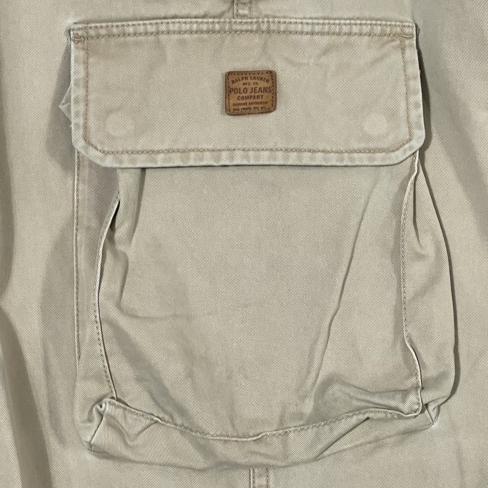 Polo Ralph Lauren Cargo Pants Men 36x34 Brown Paratrooper Utility Military USA - Picture 15 of 16
